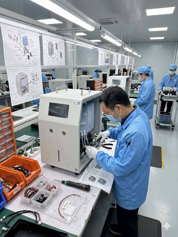 水素吸入器の開発・製造イメージ