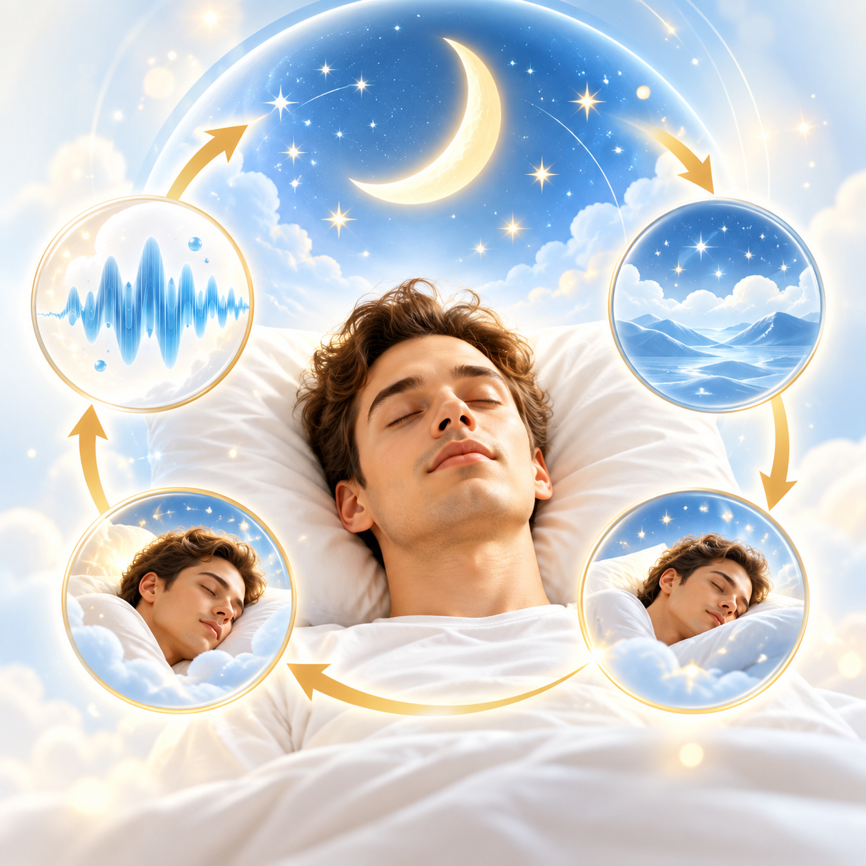 睡眠サイクルのイメージ