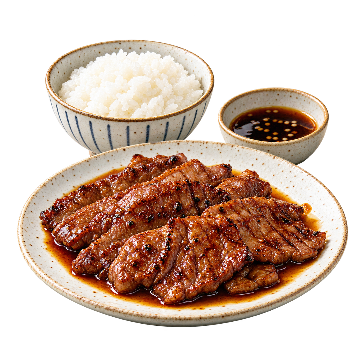 焼肉の甘だれと白ごはん